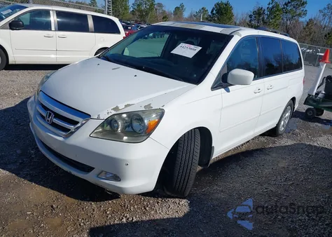 2007 Honda Odyssey Touring из США, поврежденный, VIN 5FNRL38807B031352